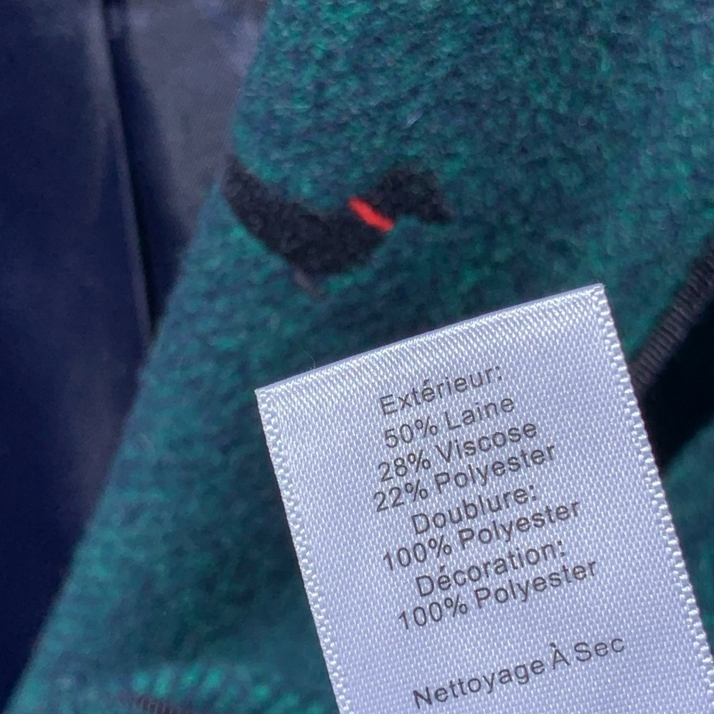 Talbots 6P Aberdeen wool blazer with the cutest dog design! NWOT!! - Picture 8 of 10